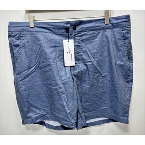 Frank & Oak Men's Large Swimming Trunks Swim Shorts Blue